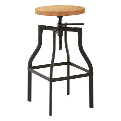 Noosa & Co. Dining New Foundry Ash Seat Bar Stool House of Isabella UK