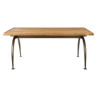 Noosa & Co. Dining New Foundry Dining Table With Elm Wood Top House of Isabella UK