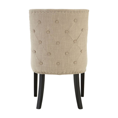 Noosa & Co. Dining Regents Park Natural Linen With Curly Back Dining Chair House of Isabella UK