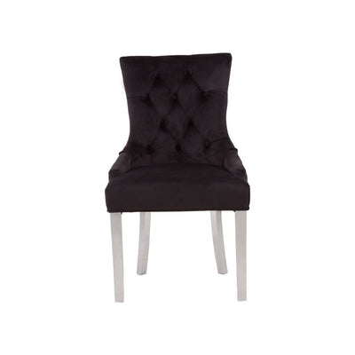 Noosa & Co. Dining Richmond Black Velvet Dining Chair House of Isabella UK