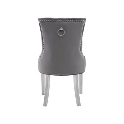 Noosa & Co. Dining Richmond Grey Velvet Dining Chair House of Isabella UK
