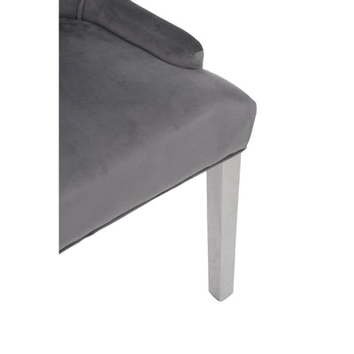 Noosa & Co. Dining Richmond Grey Velvet Dining Chair House of Isabella UK