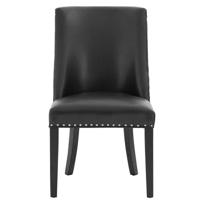 Noosa & Co. Dining Rodeo Black Leather Effect Dining Chair House of Isabella UK