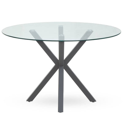 Noosa & Co. Dining Salford Dining Table With Grey Legs House of Isabella UK