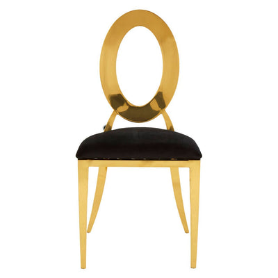 Noosa & Co. Dining Sarita Stackable Gold Frame Dining Chair House of Isabella UK