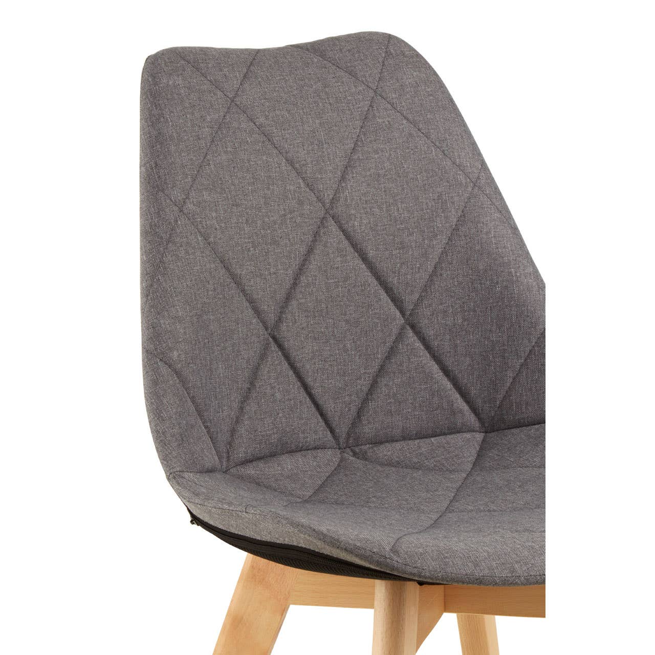 Noosa & Co. Dining Stockholm Grey Diamond Pattern Dining Chair House of Isabella UK