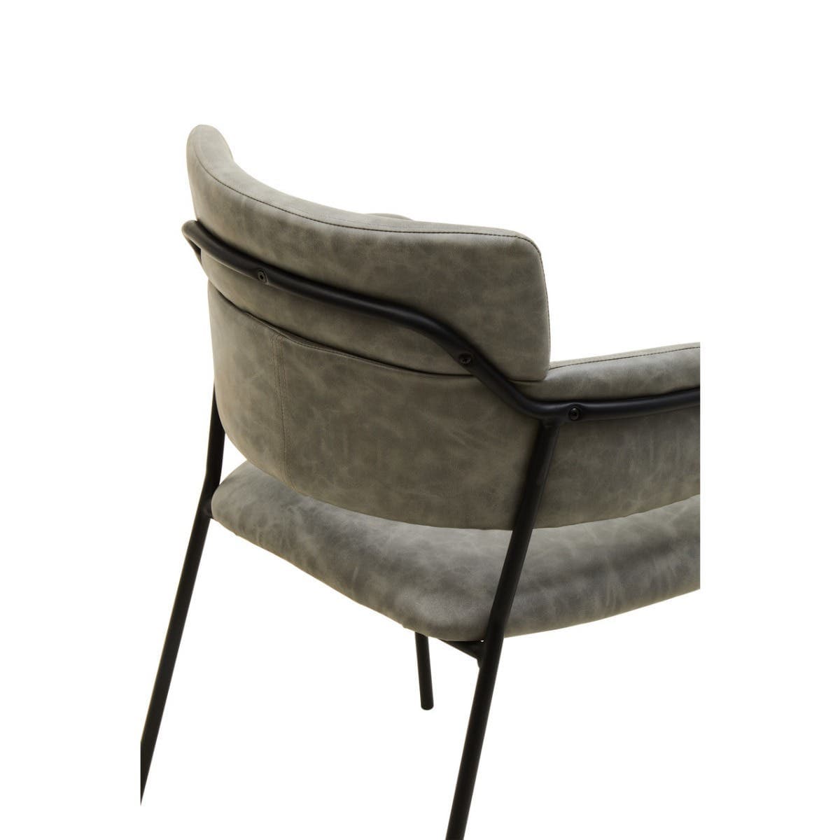 Noosa & Co. Dining Tamzin Grey Faux Leather Dining Chair House of Isabella UK
