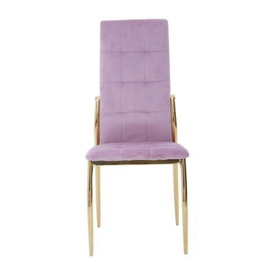 Noosa & Co. Dining Tamzin Pink Velvet High Back Dining Chair House of Isabella UK