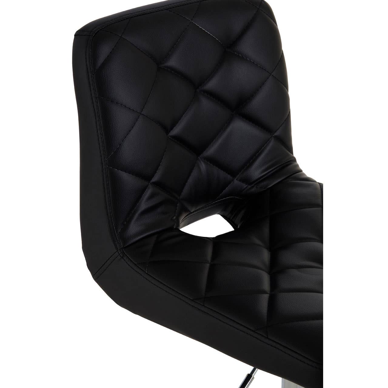 Noosa & Co. Dining Tara Black Faux Leather Bar Chair House of Isabella UK