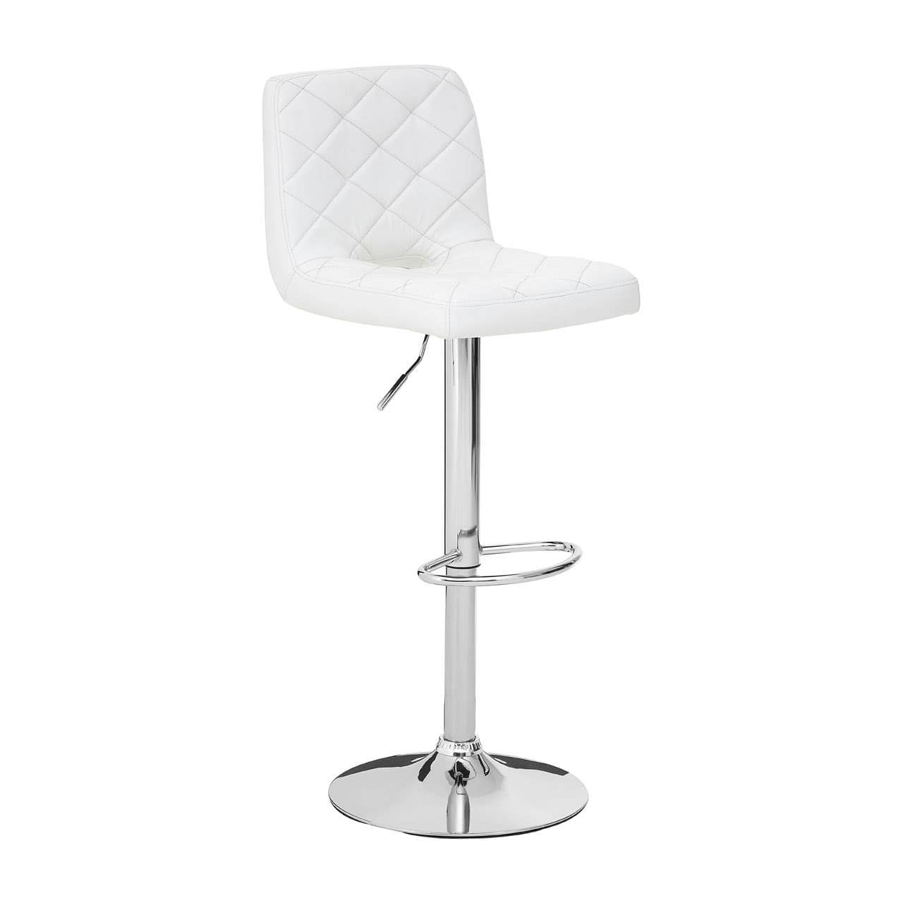 Noosa & Co. Dining Tara White Faux Leather Bar Chair House of Isabella UK