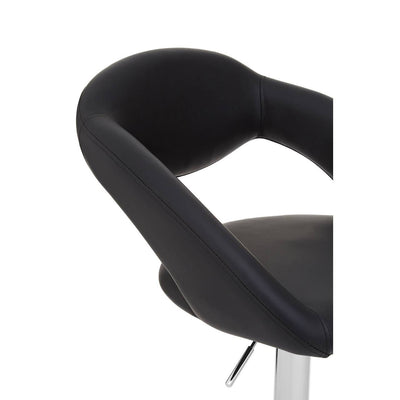 Noosa & Co. Dining Taylor Black Faux Leather Bar Chair House of Isabella UK