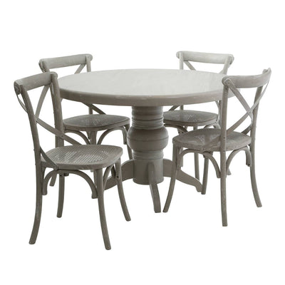 Noosa & Co. Dining Vermont Grey Wash 5Pc Dining Set House of Isabella UK