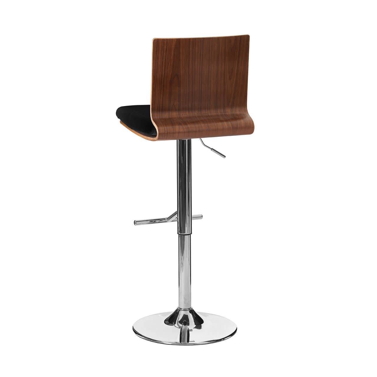 Noosa & Co. Dining Walnut And Black Bar Chair With Square Back House of Isabella UK