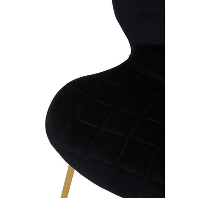 Noosa & Co. Dining Warton Black Velvet Dining Chair House of Isabella UK