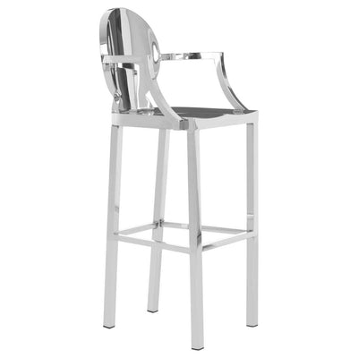 Noosa & Co. Dining Yasmin Stainless Steel Bar Chair House of Isabella UK