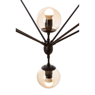 Noosa & Co. Lighting Abira 21 Bulb Matte Black Pendant Lamp House of Isabella UK