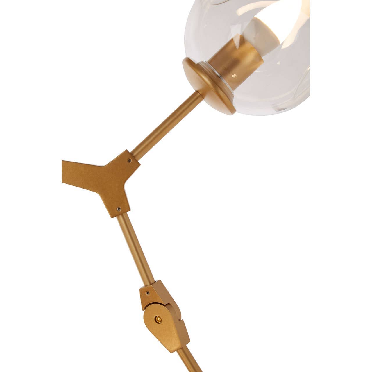 Noosa & Co. Lighting Abira 8 Bulb Gold Finish Pendant Lamp House of Isabella UK