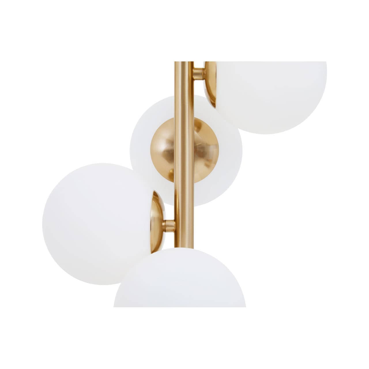 Noosa & Co. Lighting Abira Brushed Brass And White Marble Table Lamp House of Isabella UK