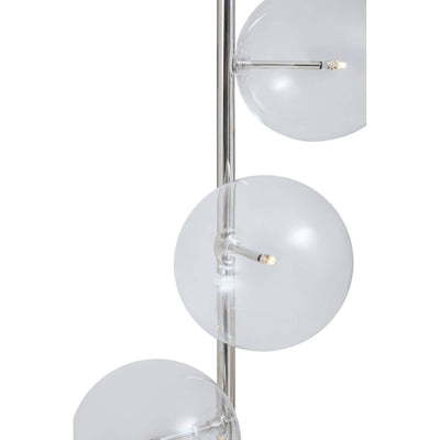 Noosa & Co. Lighting Abira Nickel And White Marble Floor Lamp House of Isabella UK