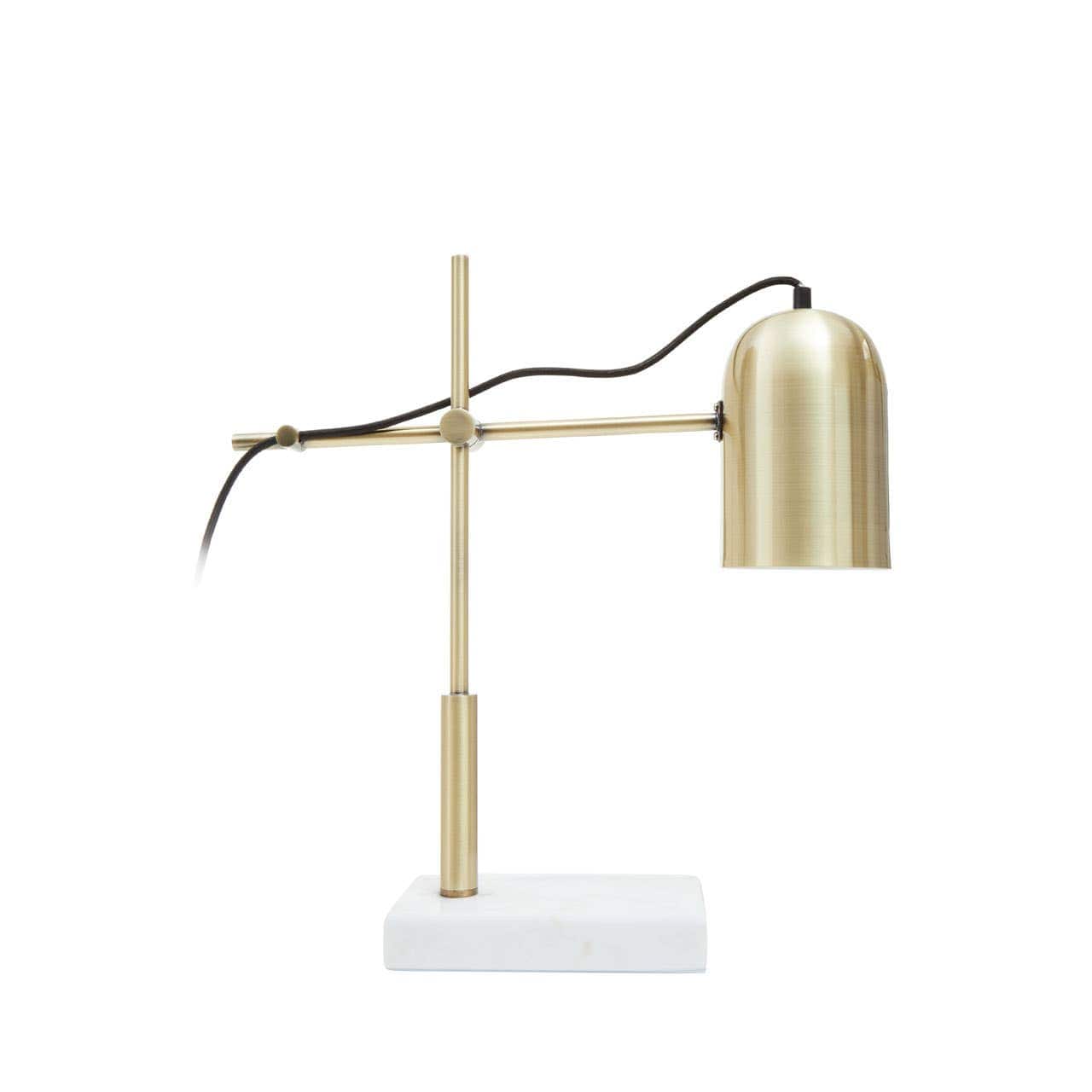 Noosa & Co. Lighting Equipoise Gold Shade Desk Lamp House of Isabella UK