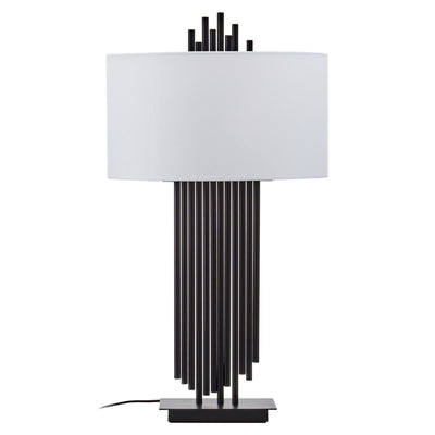 Noosa & Co. Lighting Impero Table Lamp With White Linen Shade House of Isabella UK