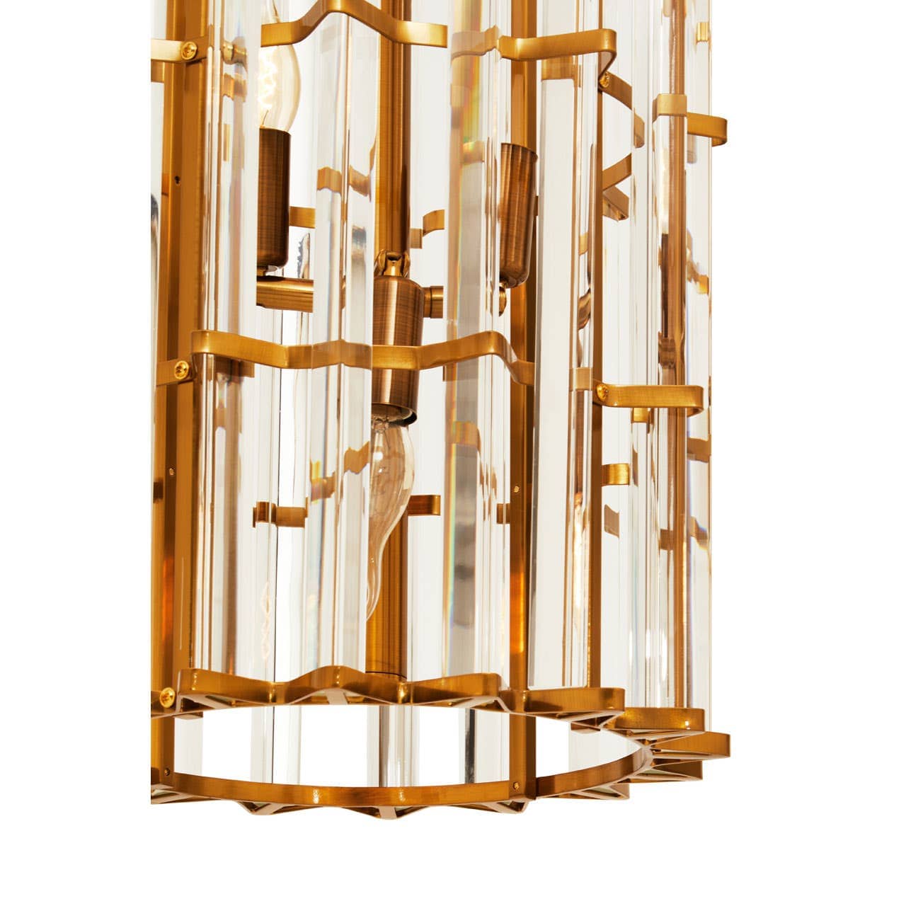Noosa & Co. Lighting Karli Brass Finish Vertical Light House of Isabella UK