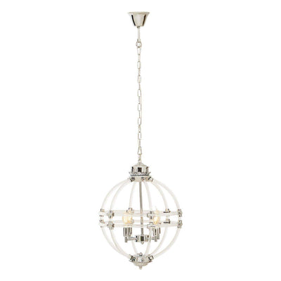 Noosa & Co. Lighting Karlo Pendant Light In Clear Acrylic And Chrome Finish House of Isabella UK