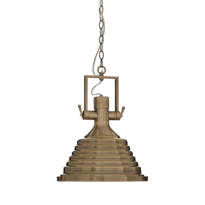 Noosa & Co. Lighting Lexington Medium Antique Brass Pendant Light House of Isabella UK