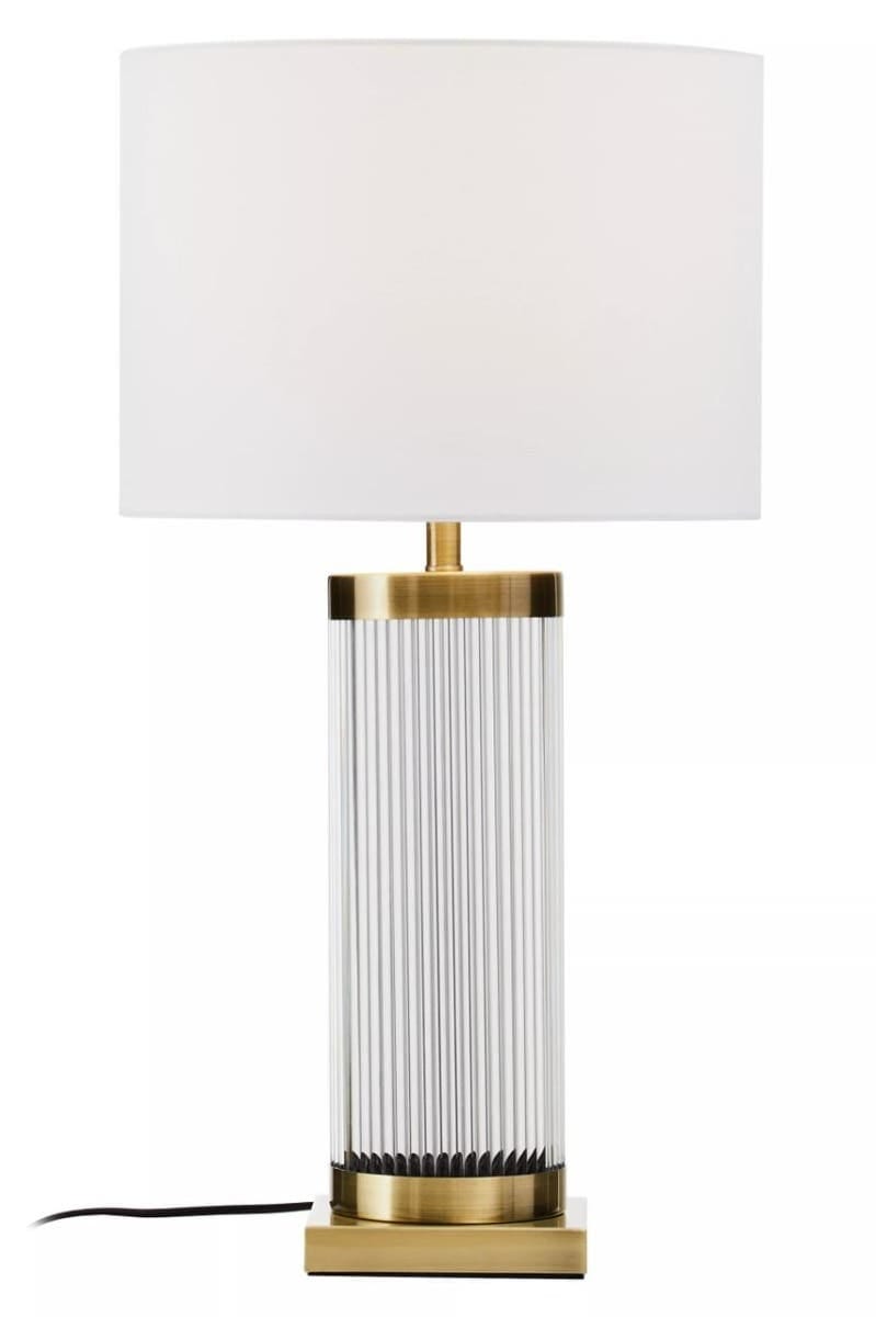 Noosa & Co. Lighting Lily White And Gold Table Lamp House of Isabella UK