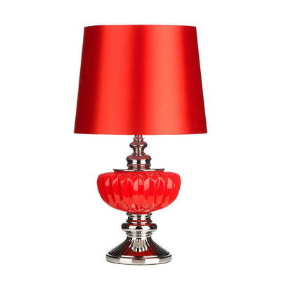 Noosa & Co. Lighting Luana Red Ceramic Table Lamp House of Isabella UK