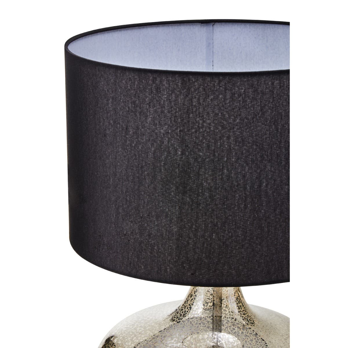 Noosa & Co. Lighting Luz Black Linen Shade Table Lamp House of Isabella UK