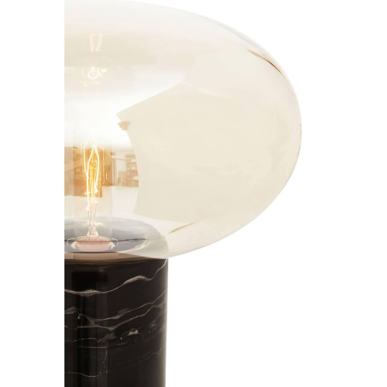 Noosa & Co. Lighting Marmo Black Marble Table Lamp House of Isabella UK
