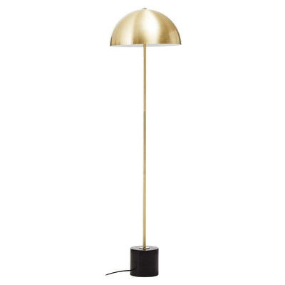 Noosa & Co. Lighting Murdoch Brushed Brass Metal Floor Lamp House of Isabella UK
