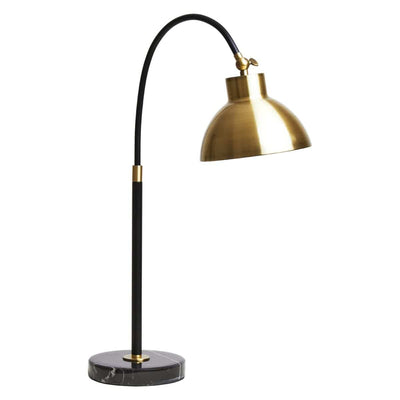 Noosa & Co. Lighting Newton Gold Finish Metal Shade Table Lamp House of Isabella UK
