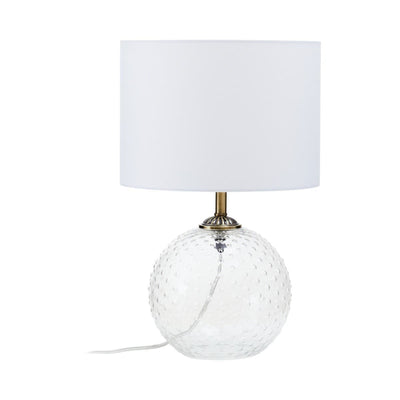 Noosa & Co. Lighting Noa Clear Glass Table Lamp House of Isabella UK