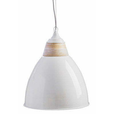 Noosa & Co. Lighting Oslo Large White Bell Shaped Pendant Light House of Isabella UK