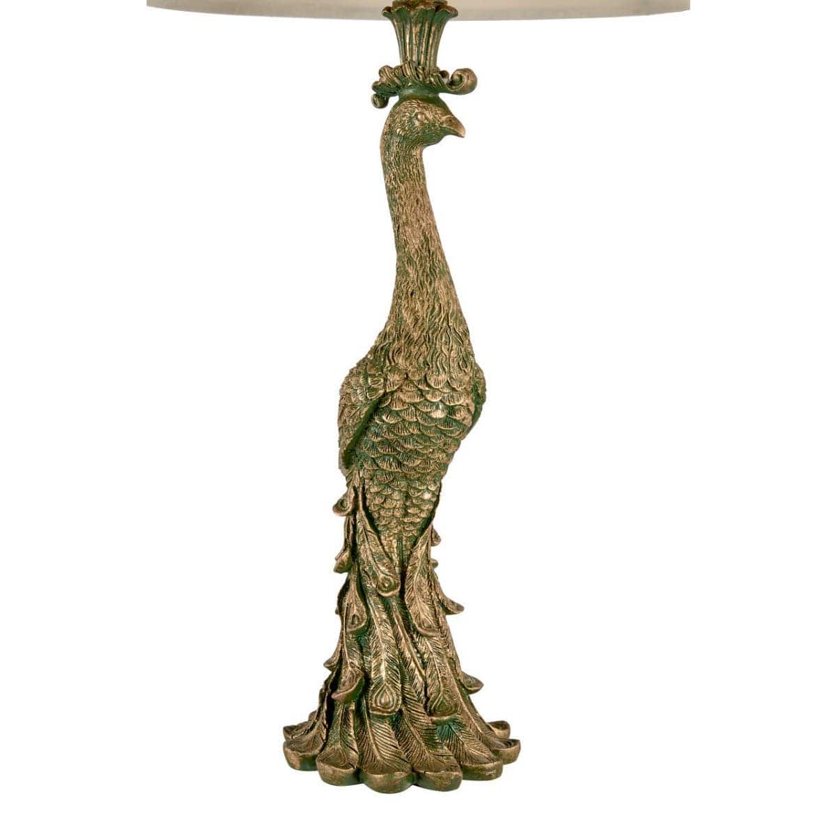 Noosa & Co. Lighting Peacock Table Lamp House of Isabella UK
