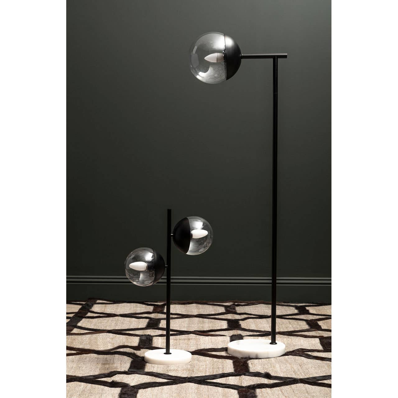 Noosa & Co. Lighting Revive Black Finish Floor Lamp House of Isabella UK