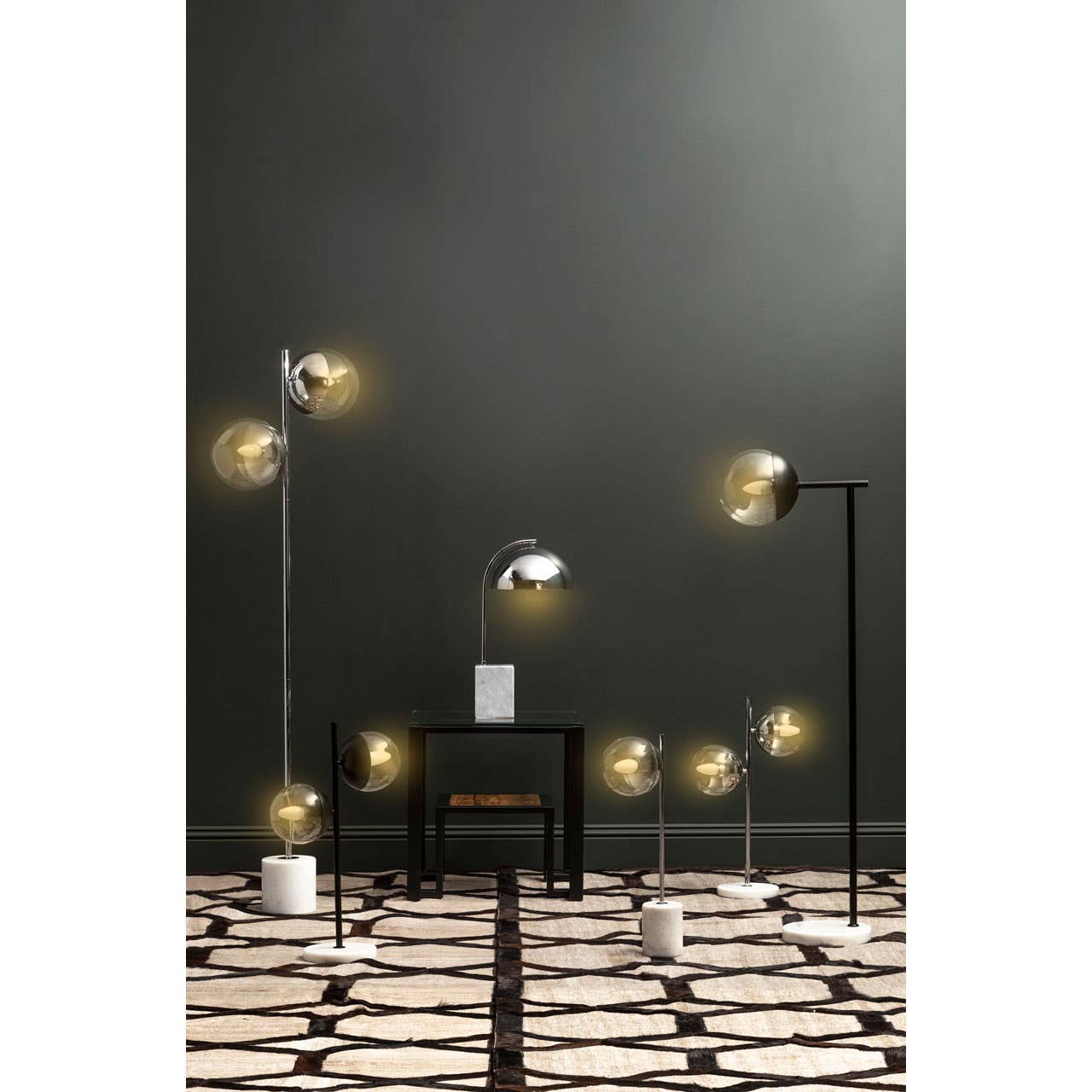 Noosa & Co. Lighting Revive Black Finish Floor Lamp House of Isabella UK