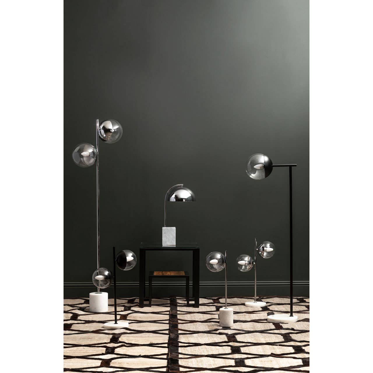 Noosa & Co. Lighting Revive Chrome Finish 2 Light Floor Lamp House of Isabella UK