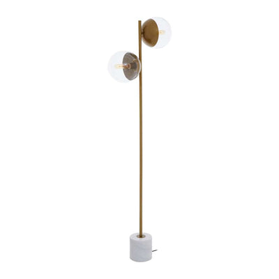 Noosa & Co. Lighting Revive Two Light Gold Finish Floor Lamp House of Isabella UK