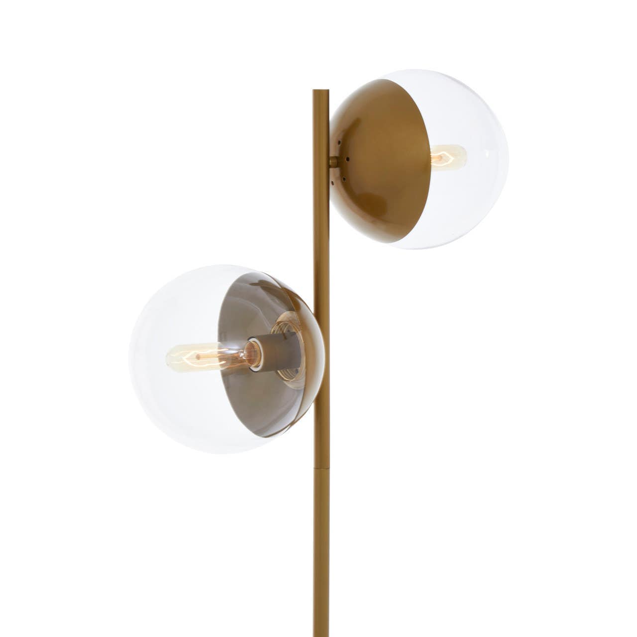 Noosa & Co. Lighting Revive Two Light Gold Finish Floor Lamp House of Isabella UK