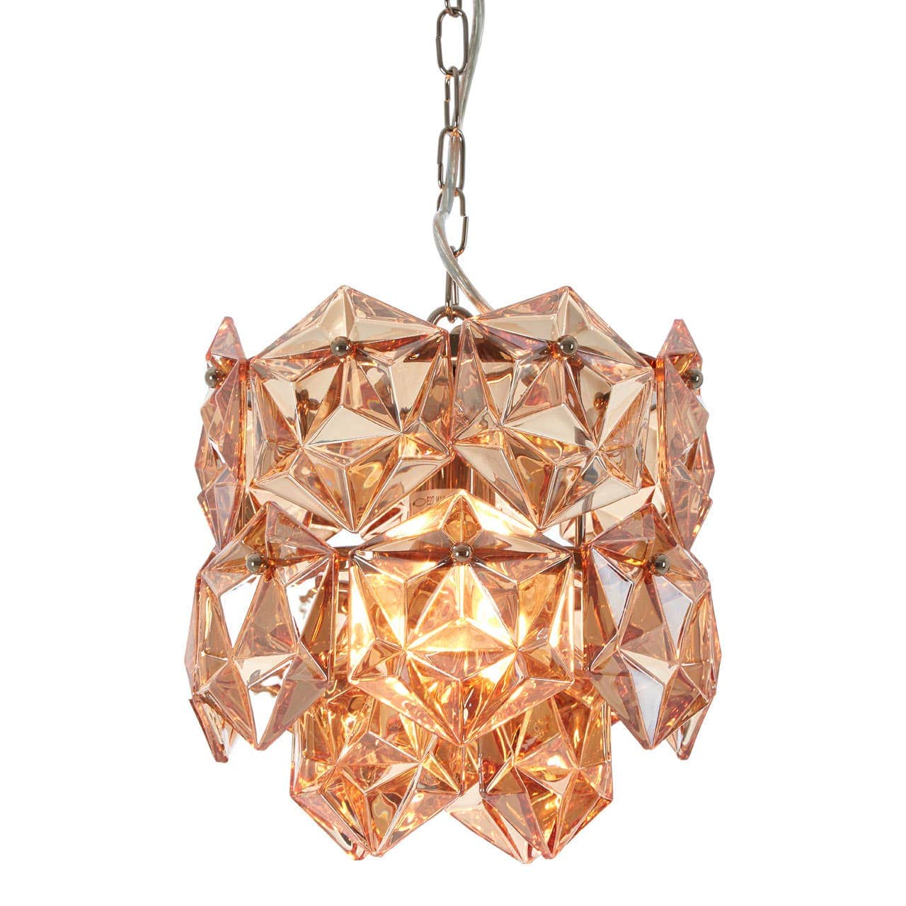 Noosa & Co. Lighting Rydello Small Amber Glass Chandelier House of Isabella UK
