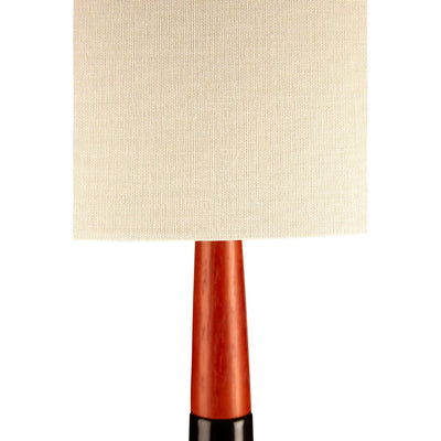 Noosa & Co. Lighting Sirus Table Lamp With Wood And Ceramic Base House of Isabella UK
