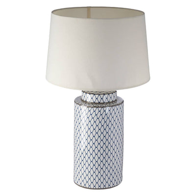 Noosa & Co. Lighting Sorino Ceramic Table Lamp And Cream Shade House of Isabella UK