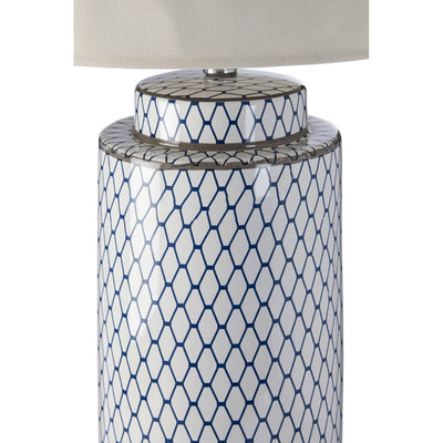 Noosa & Co. Lighting Sorino Ceramic Table Lamp And Cream Shade House of Isabella UK