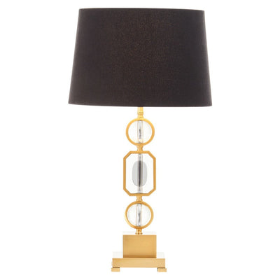 Noosa & Co. Lighting Zana Gold And Crystal Table Lamp House of Isabella UK