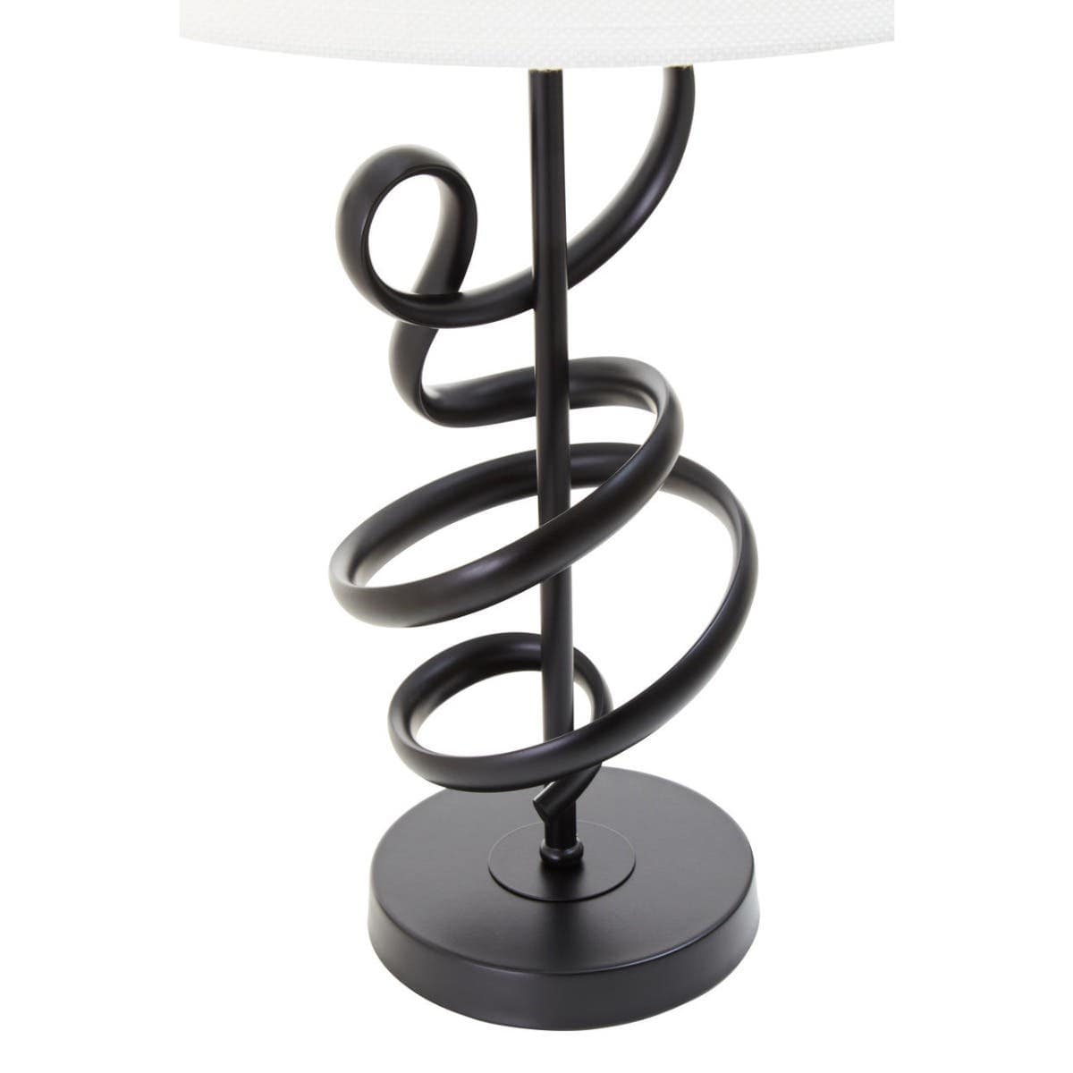 Noosa & Co. Lighting Zavi Matte Black Squiggle Table Lamp House of Isabella UK