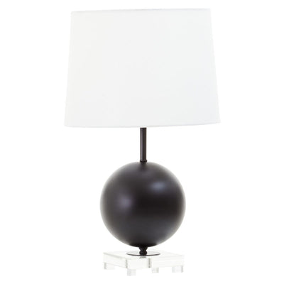 Noosa & Co. Lighting Zena Black Sphere Table Lamp House of Isabella UK
