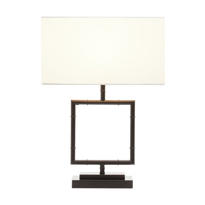 Noosa & Co. Lighting Zofie Matte Black Square Table Lamp House of Isabella UK